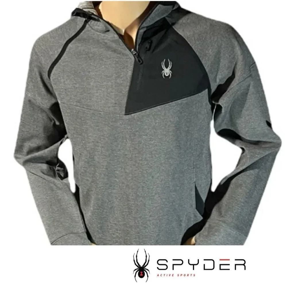 Men’s Spyder Heavyweight Pullover ProWeb Active 1/4 Zip Hoodie